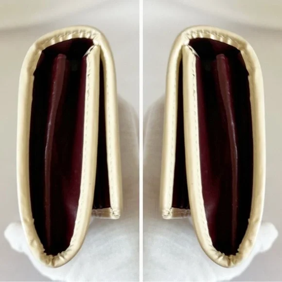 Rare VINTAGE Dior Trotter No. 1 Long Flap Wallet Red Oblique Canvas Y2K - Picture 10 of 12